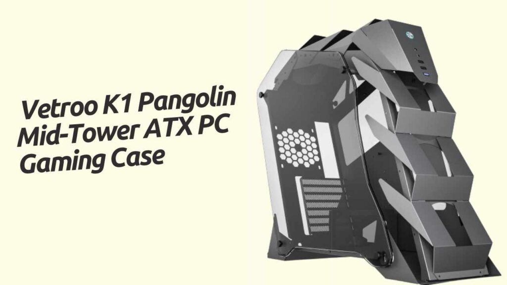 Vetroo K1 Pangolin Mid-Tower ATX PC Gaming Case