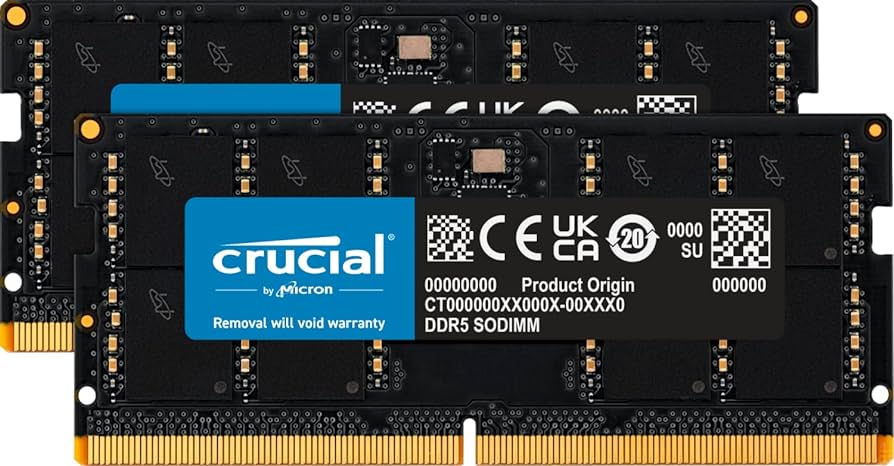 Crucial RAM 16GB Kit (2x8GB) DDR5 Memory