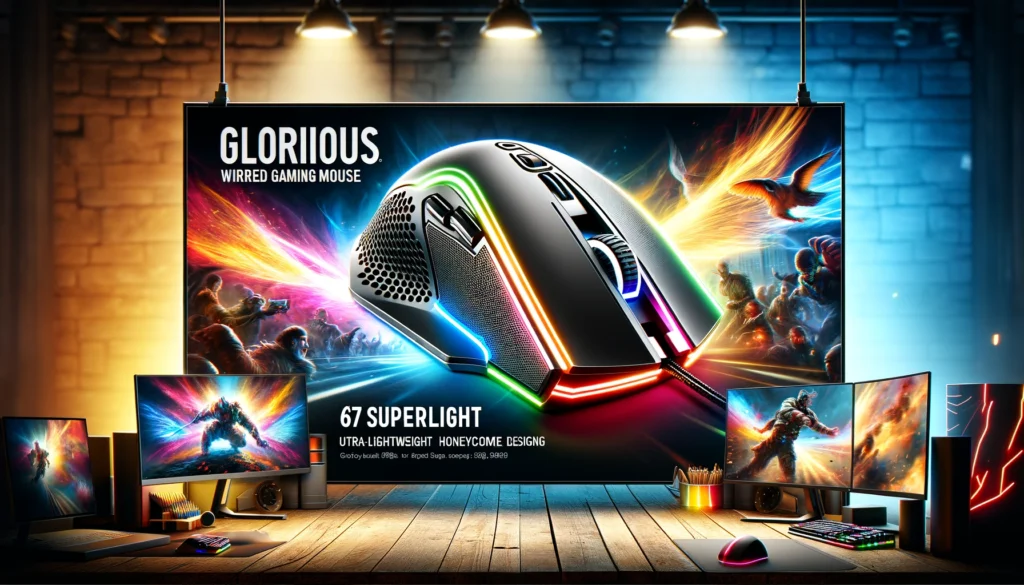 Glorious Model O Wired Gaming Mouse 67g Superlight